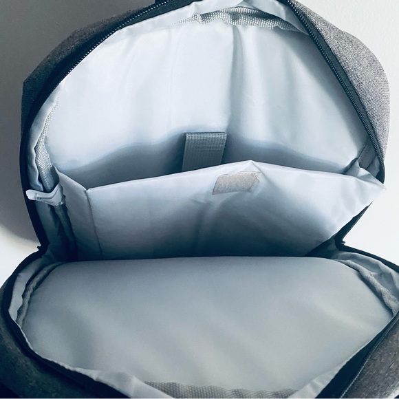 Klarna Kapston Unisex Heather Gray Laptop Bookbag Backpack - Picture 4 of 8